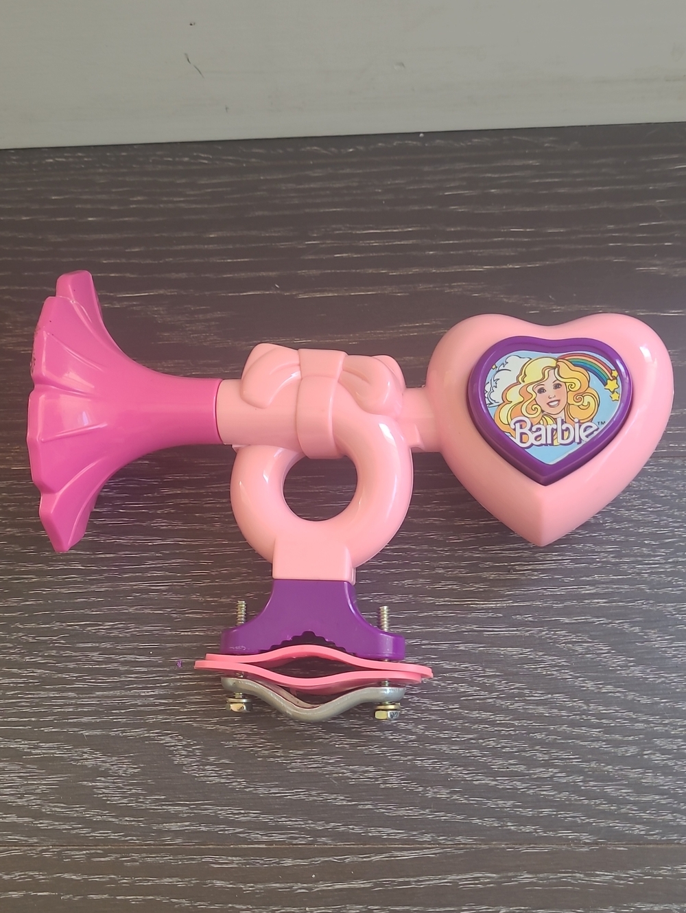 Barbie Pink and Purple Heart Bike Horn